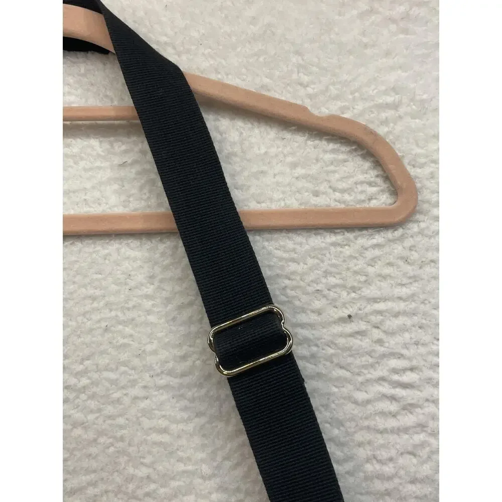 Kate Spade New York Laptop Tote Bag Womens Black Nylon Leather Trim Crossbody